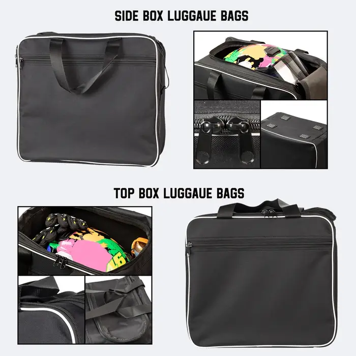 Sacs à bagages pour moto BMW R1200GS Adv, sacs intérieurs noirs, valises pour moto R1250 GS Adventure