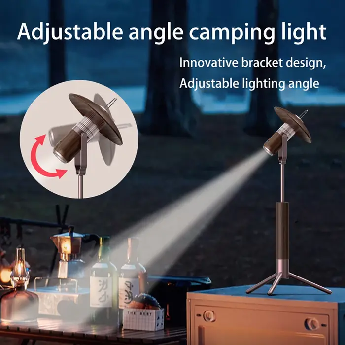 TARKA Camping lanterne lampe en noyer multifonctionnel lumière LED extérieur rétro exquis suspendu atmosphère lumière Camping fournitures