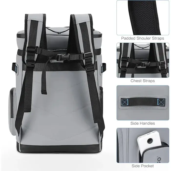 Sac à dos isotherme imperméable de 30L pour hommes et femmes