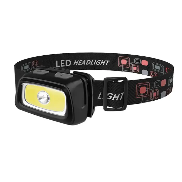 SOLOLANDOR Mini lampe frontale 200LM LED étanche IPX4 AAA phare rouge vert 6 Modes lampe frontale st