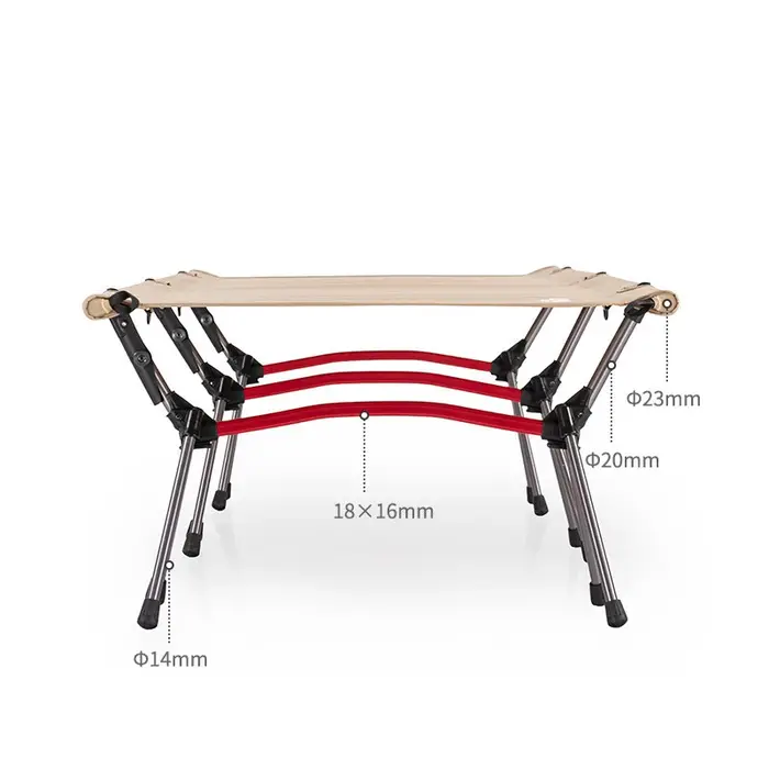 Lit de camping pliable