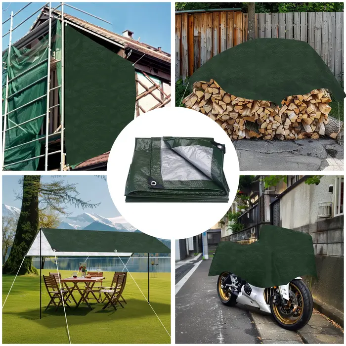 Grande bâche imperméable 5x4m 4x3m 3x3m