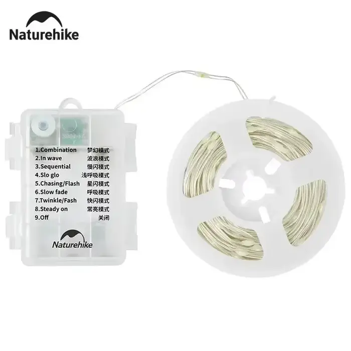 Lampe LED pour tente de camping Naturehike, lumière d'ambiance extérieure imperméable, lumière décor