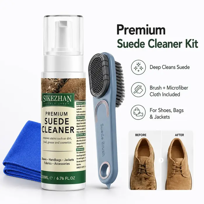 Kit de nettoyage pour chaussures en daim et nubuck