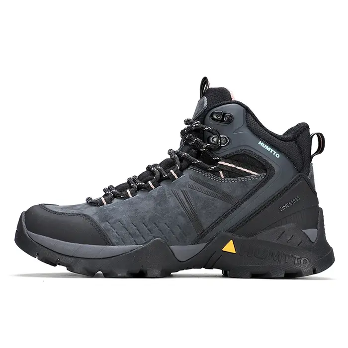 HUMTTO peau de vache chaussures de randonnée hommes bottes de chasse imperméables tactique désert Combat cheville