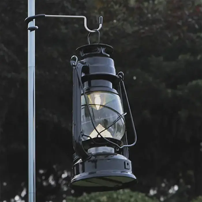 Support de lampe pour poteau de tente