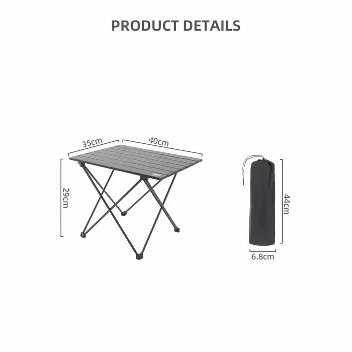 TARKA Camping en plein air Table pliante fête pique-nique barbecue Portable bureau pliable haute résistance ultraléger