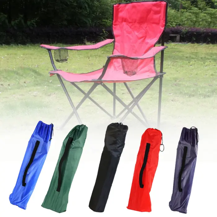Sacs de rangement pour chaises de camping, sac de transport portable pour chaise pliante avec cordon de serrage pour la randonnée en plein air, le pique-nique, pochette organisatrice