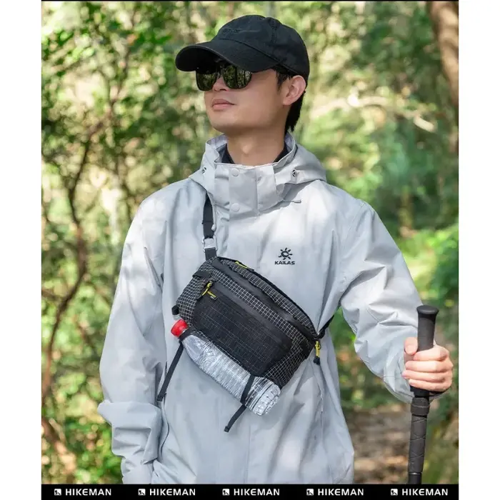 Hikeman 2.0 Sac de taille Dyneema imperméable UrltraLight multi-poches pour le cyclisme
