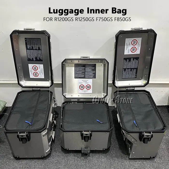 Nouveau sac à bagages de moto sacs intérieurs noirs sac latéral supérieur bleu pour BMW R1250GS R1200GS ADV F800GS F850GS F750GS