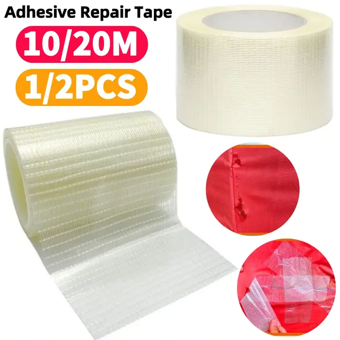 Ruban de réparation de tente de Camping en fibre de verre