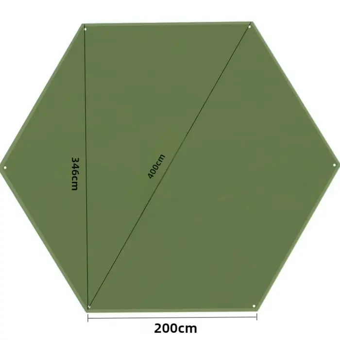 Tapis Hexagonal de Camping en plein air