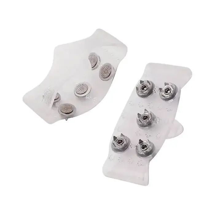 Crampons d'escalade à 5 dents en Silicone, antidérapants, griffes de neige, poignées, couvre-chaussu