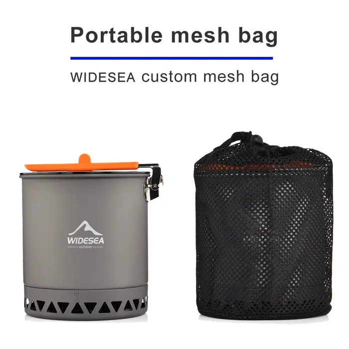 Widesea vaisselle pour Camping 1,6 L Pot plats touristiques tourisme randonnée pique-nique fournitur