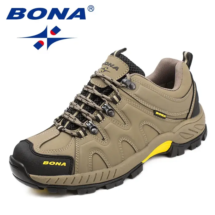 BONA nouveauté Style classique hommes chaussures de randonnée à lacets