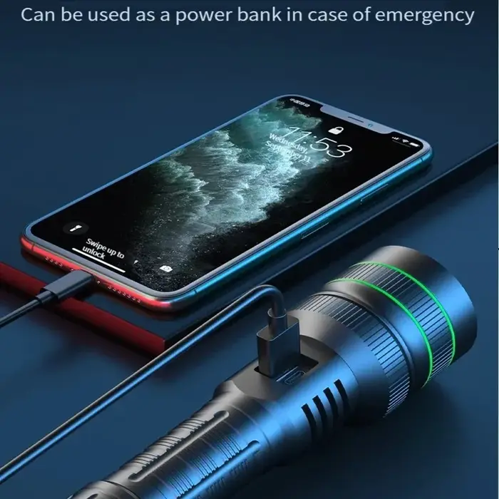 Lampe de poche LED la plus puissante à longue portée