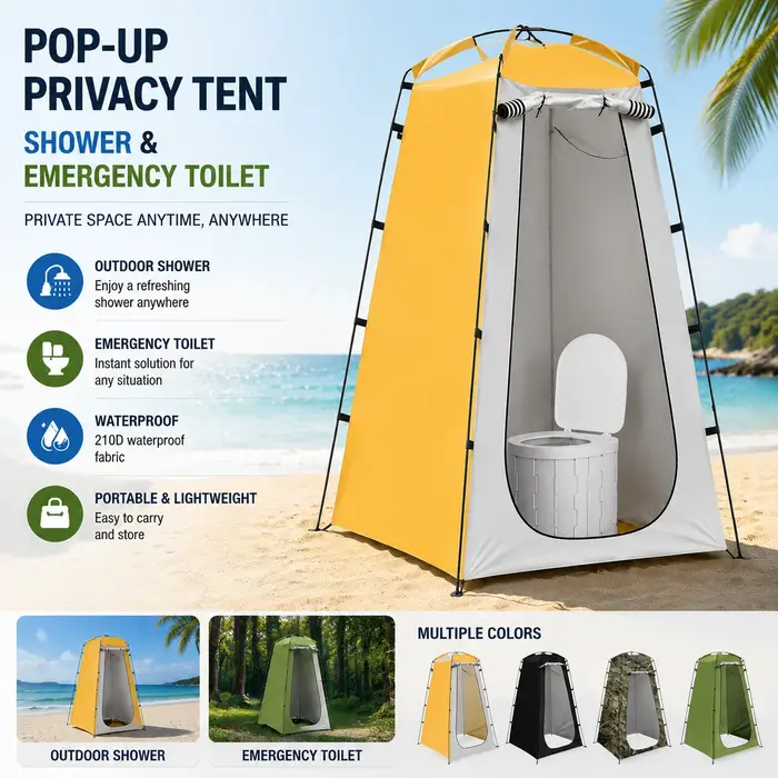 Tente de camping pop-up pour la confidentialité