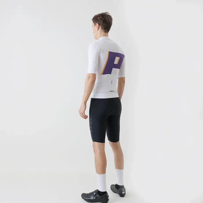 SPEXCEL-Maillot de Cyclisme PRO à Manches Courtes, Adapté à la Course Italienne, Tissu observateur e