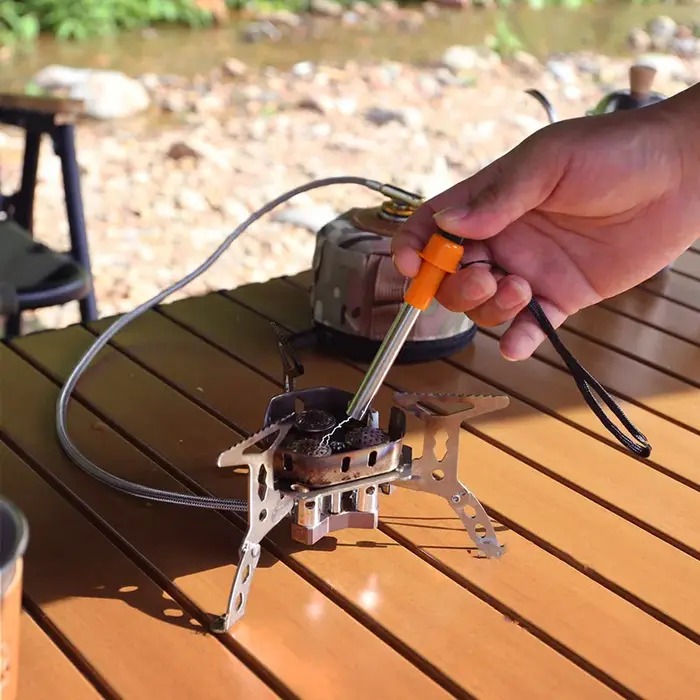  Accessoires de poêle de Camping allumeur à impulsion Portable cuisine