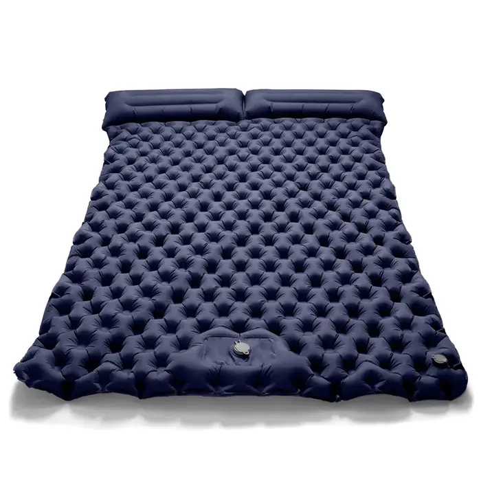 Matelas gonflable Double de Camping en plein air, coussin de couchage Extra large, lit pliant ultral