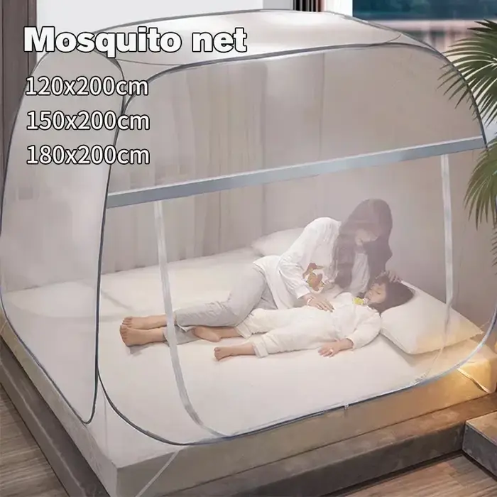 Moustiquaire de yourte mongole sans installation