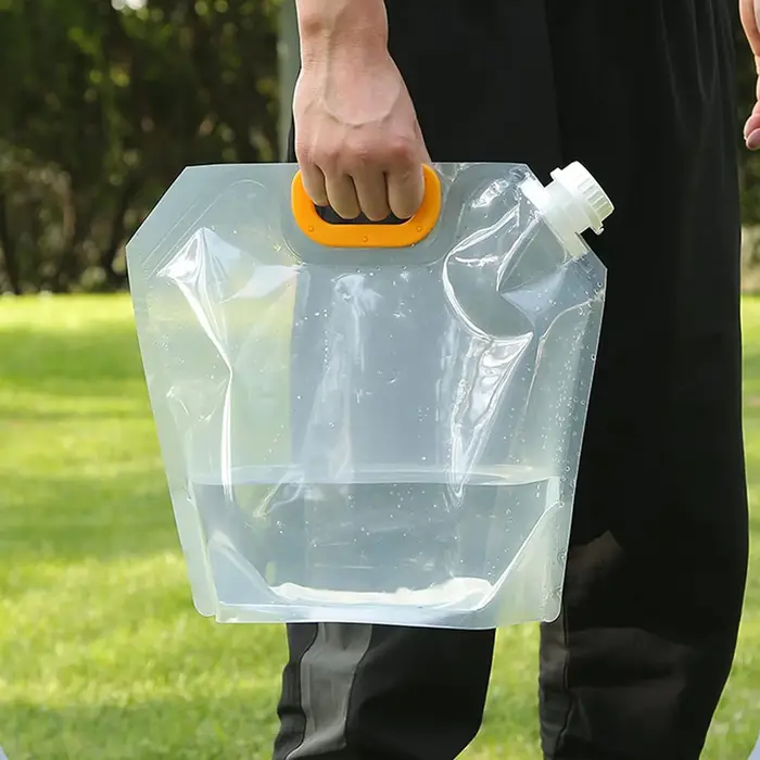 Sac à eau Portable 5L, seau pliant de stockage