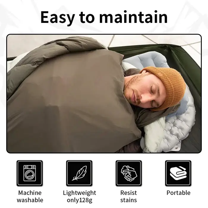 Natureifa-Sac de couchage ultraléger pour camping en plein air