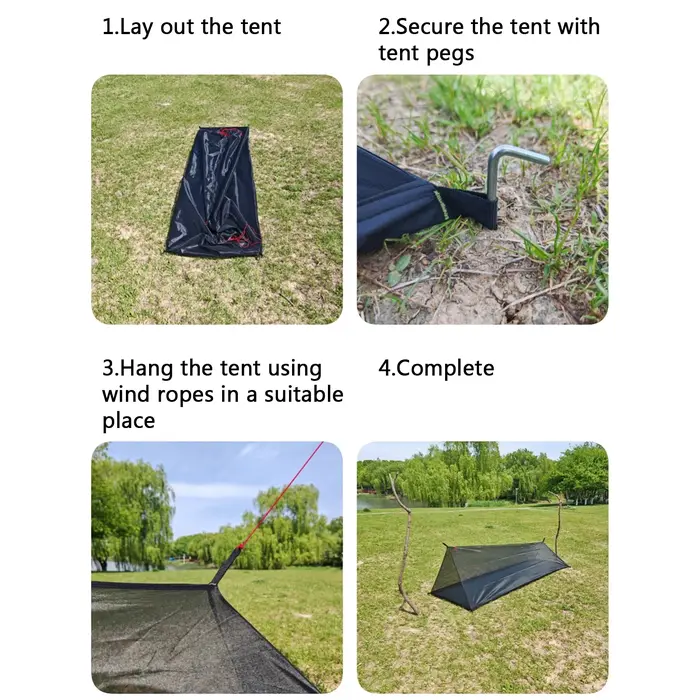 Tente légère aventure en plein air