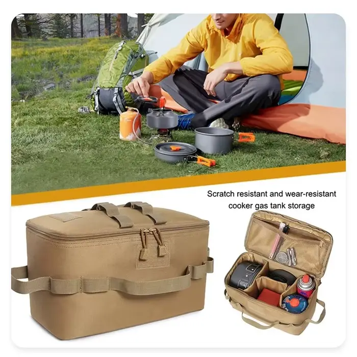Sac de rangement pour bouteille de gaz de camping en plein air