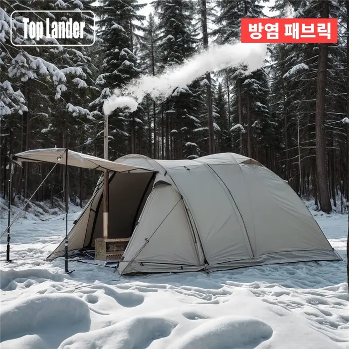 Tente d'hiver ignifuge pour 2 personnes