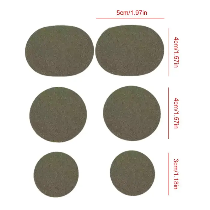 Patch de réparation de tissu pour chaussures de sport, 6 pièce/ensemble, Anti-usure, doublure en maille, trou de subvention, patchs auto-adhésifs, outil pratique créatif