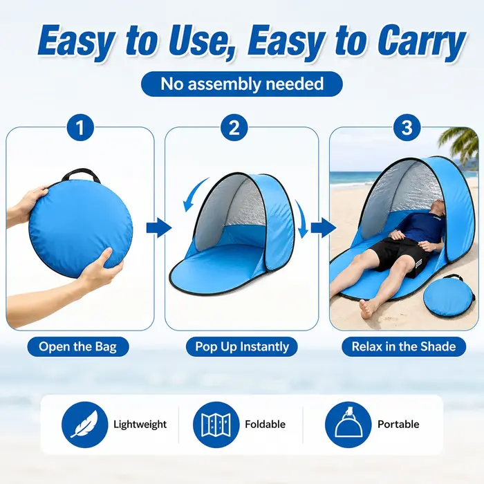 Tente de protection solaire portable