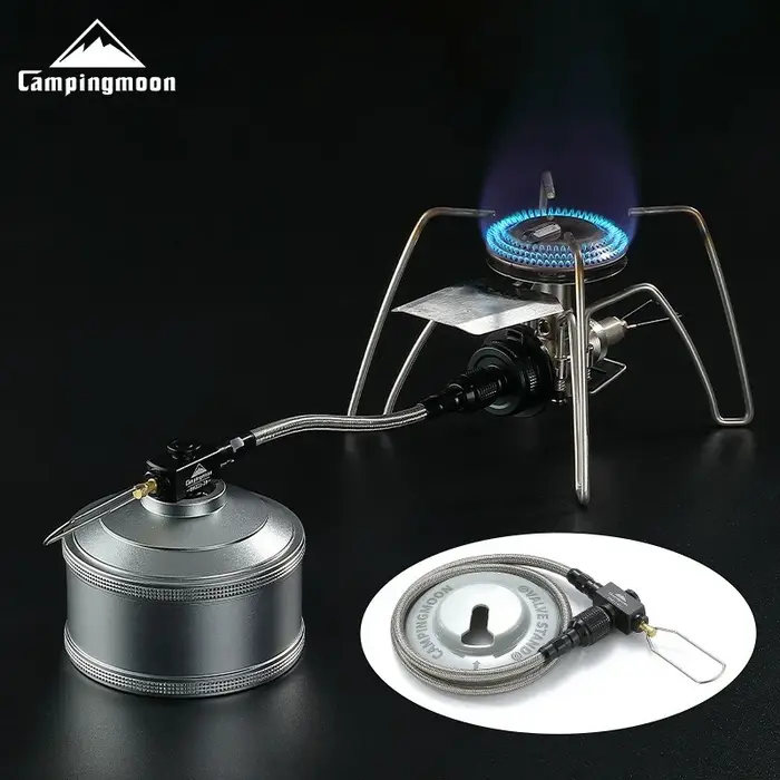 CAMPINGMOON Le camping peut être fabriqué avec des cylindres de gaz plats inversés à haute altitude