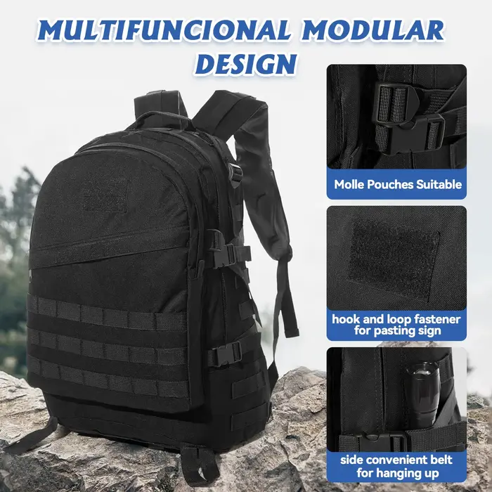 40L sacs à dos tactiques militaires Molle armée assaut Pack