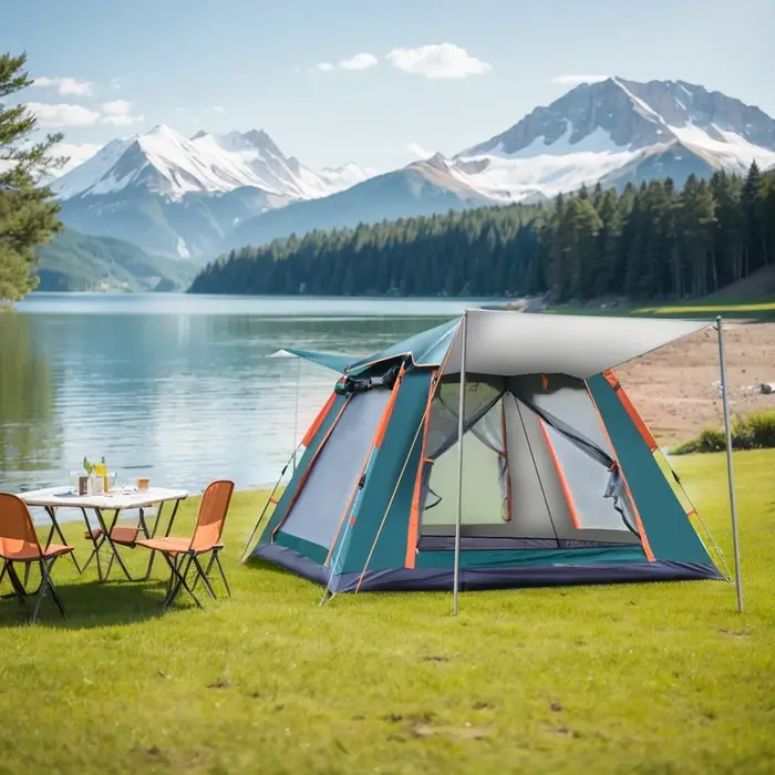 Tente de camping à une touche avec CAN Amendements