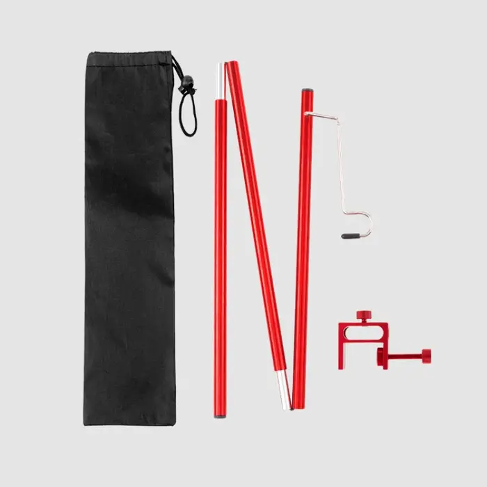 Support de lanterne de Camping ultraléger, cintre de lampe de Table Portable détachable, supports d'éclairage, équipement touristique en plein air
