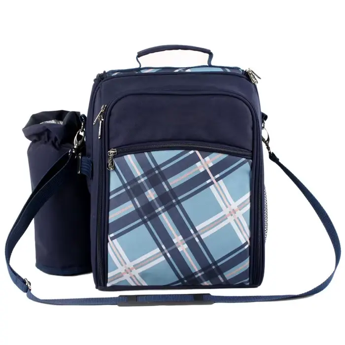 Ensemble de sacs de vaisselle de pique-nique, isolation thermique portable extérieure, stockage à fr