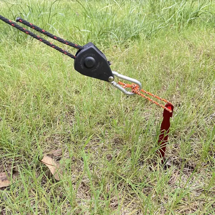 Tendeur de corde d'arrimage pour tente de Camping