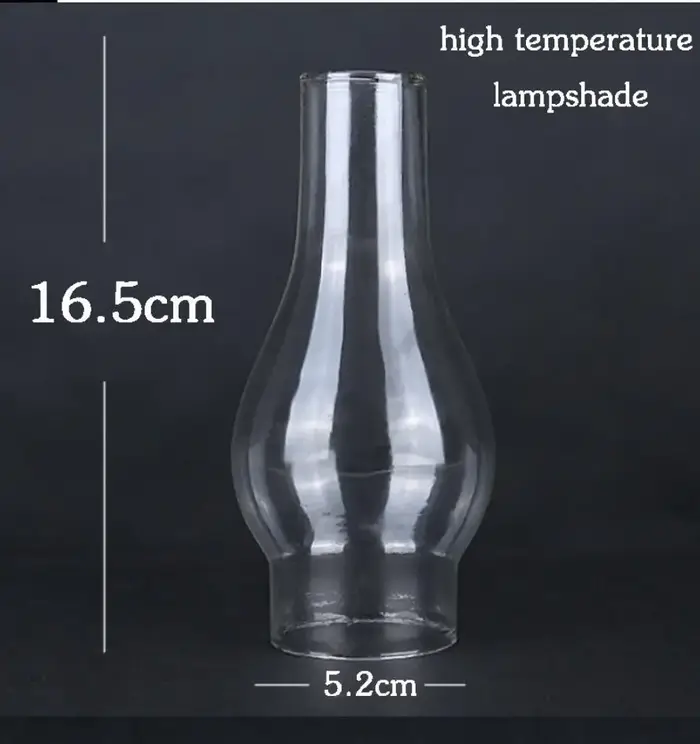 MEMEOKON L555 abat-jour en verre lampe à kérosène mèches vintage décor à la maison éclairage