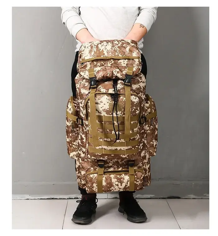 80L/100L sac d'escalade grand sac à dos en plein air randonnée Camping sacs de voyage
