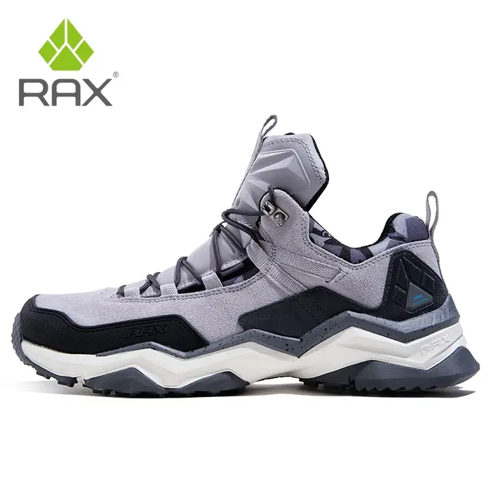 Rax-Chaussures de Randonnée en Cuir pour Homme