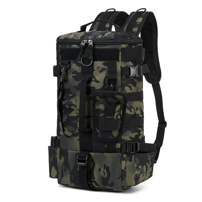 Sac à dos tactique multifonctionnel vert militaire pour hommes