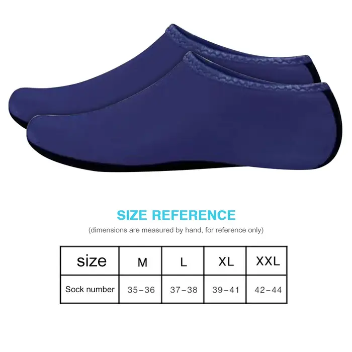 Chaussettes de plongée aquatique antidérapantes, pantoufles de natation, chaussures d'eau d'été, san