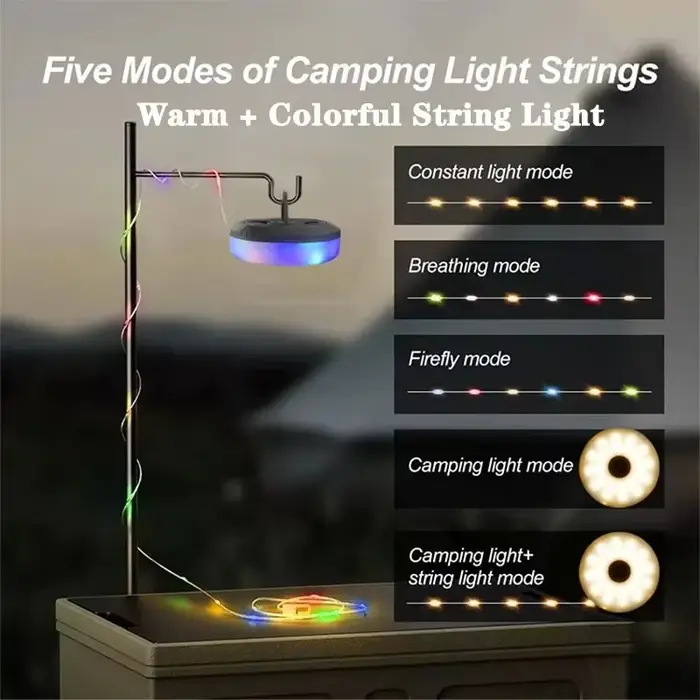 Bande de lampe LED pour Camping