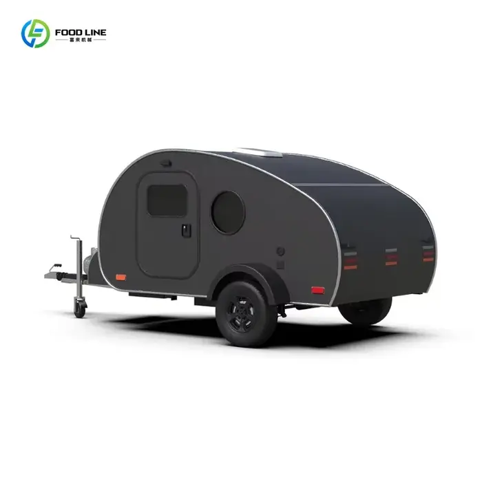 Roulotte de camping personnalisée en forme de larme, tout-terrain, petite roulotte de camping à vendre au Canada et en Australie, tente de camping pour voyages
