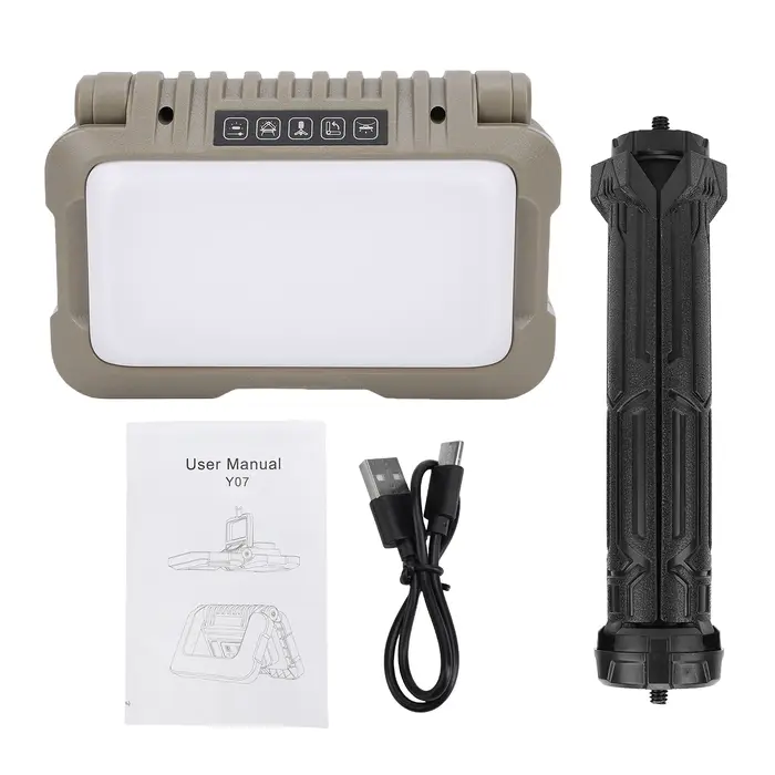 Lanterne de camping multifonctionnelle pliable avec 5 modes d'éclairage, lampe de camping étanche po