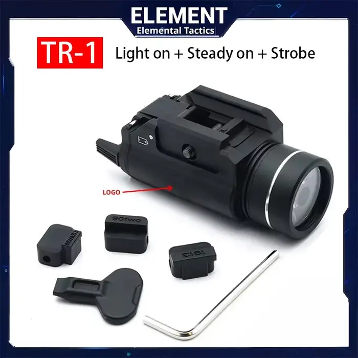 Lampe torche suspendue Stream Light TR-1, lampe torche tactique à éclairs rapides StreamLightP1, 1000 lumens, portable
