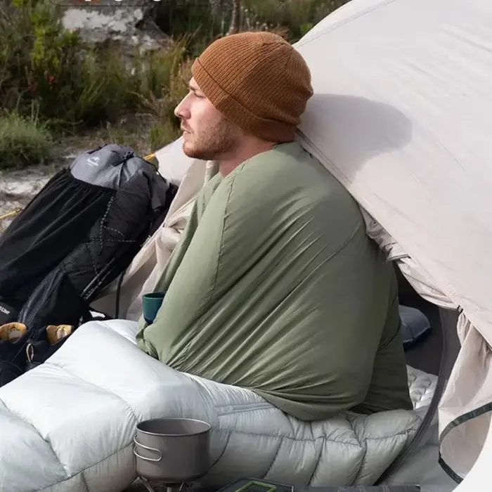 Sac de couchage compact et léger 2026, antibactérien, fin, pour le voyage, résistant à la saleté, portable pour le camping, la randonnée et les activités de plein air