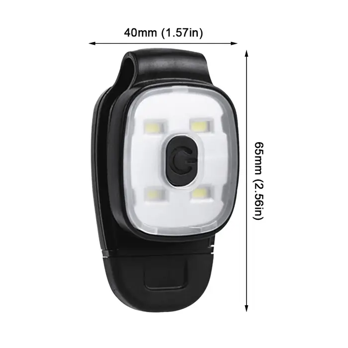Lampe de poche à pince LED