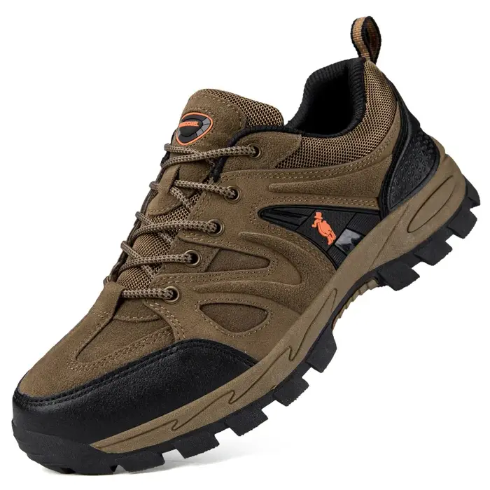 Chaussures de randonnée pour hommes en cuir suédé, confortables et polyvalentes, antidérapantes, rés
